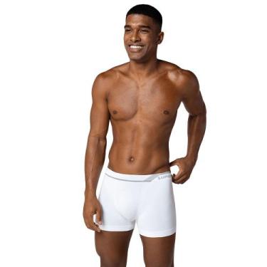 Imagem de Cueca Lupo Boxer Microfibra Sem Costura 436-005, Branco, G