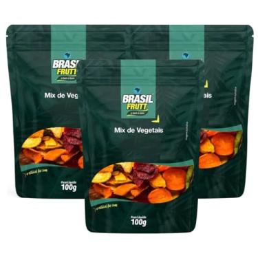 Imagem de Kit 3 Mix De Vegetais Chips Desidratados Sem Glúten 100g - Brasil Frutt