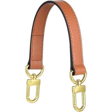 Imagem de RYYXZXL Alça transversal de couro para bolsas LV e alça de ombro de substituição (marrom-L: 1,8 cm, G: 65 cm)
