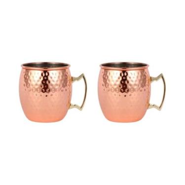 Imagem de Canecas De Aço Inoxidável Moscow Mule 500ML 1-6PCS Copos Para Cerveja 