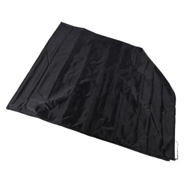 Imagem de Yinhing Capa de Carrinho Oxford Pano Proteção contra Poeira para Carrinhos de Clube de 4 Passageiros 285x122x168cm Preto