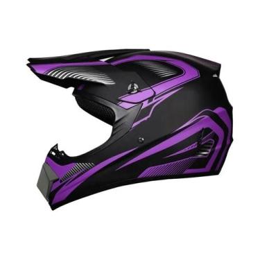 Imagem de Capacete Infantil Off-Road para Motocross, Cross Bike e Downhill (DH),