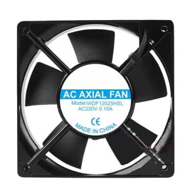 Imagem de Ventoinha de refrigeração para ANNEWELL WDF12025HSL AC220V 0.1A com rolamentos lubrificados a óleo (Nova)