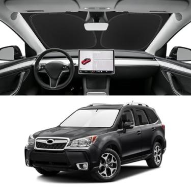 Imagem de Guarda-sol para Forester 2013-2018 Para-brisas para Subaru Forester 2017 2016 Capa de para-brisa Protetores de Janela Ajustados Forester Crossover, Base, Premium, Esportivo, Acessórios Limitados