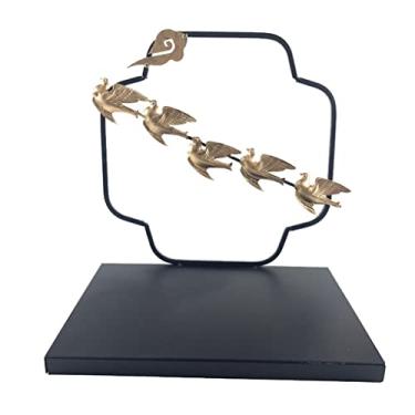 Imagem de Suporte de bolo estilo chinês em formato especial retrô para bolo, prateleira de exibição, lanche, bolo, lanche, frutas, prato especial, cupcake (B)