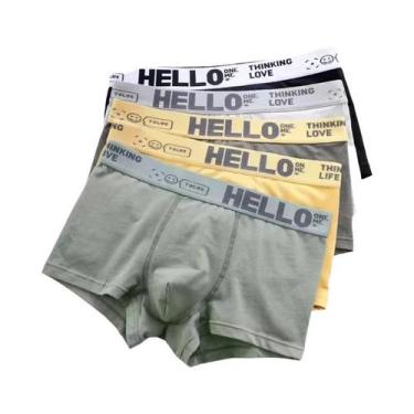 Imagem de Cuecas Boxer Masculinas Respiráveis, Elásticas E De Secagem Rápida, Pa