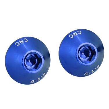 Imagem de Estink Suporte de Garrafa de Água para Bicicleta de Liga de Alumínio G510 Parafusos M5 12mm para Bicicletas de Montanha e Estrada 2 Peças (BLUE)