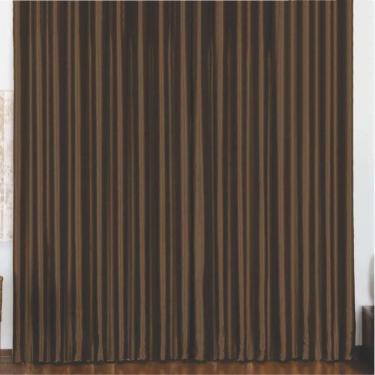 Imagem de Cortina 2 Mts Sala Quarto Blackout Para Trilho Comum Tabaco
