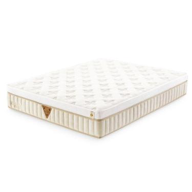 Imagem de Colchão Medio Pocket - Latex Sobre Molas Medida King 193x203cm Opcionais Sem Opcionais
