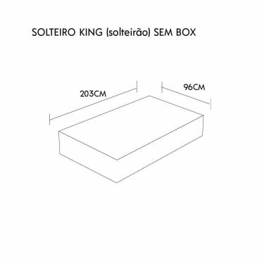 Imagem de Colchão Qgel Pocket Plus- Latex Com Cobre Sobre Molas Medida Solteiro King 96x203cm Opcionais Sem Opcionais