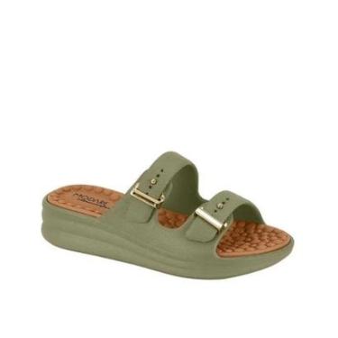 Imagem de Papete Feminina Modare Rasteira Tiras Duplas Firme-Feminino