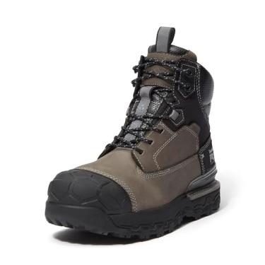 Imagem de Timberland PRO Bota masculina 6 Boondock ultraleve bico composto impermeável antiderrapante, Cinza/preto, 10.5 Wide