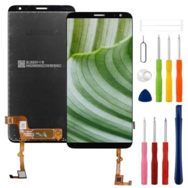 Imagem de SWARK Novo visor LCD para substituição de montagem de digitalizador de tela sensível ao toque TCL K11 com kit de ferramentas de reparo atualizado