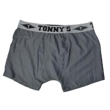 Imagem de Cueca boxer listrada - 827 - Gimara, Preto, G