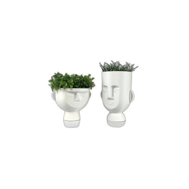 Imagem de Dupla Vaso G - Bem Me Quer - Galanta, Branco
