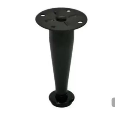 Imagem de Pé Regulável 20 Cm Para Móveis E Armários 06 Unidades Preto - Renna