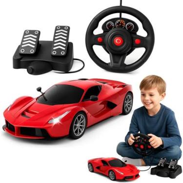 Imagem de Carrinho 1:16 Hot Wheels RC Turbo Vermelho - BR2444 - Multikids