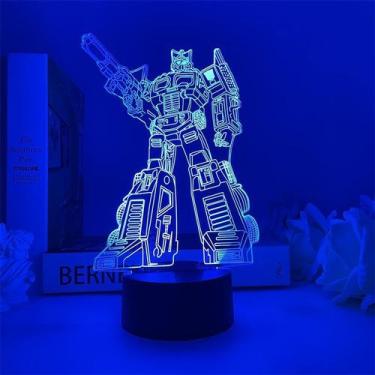 Imagem de Transformadores USB de luz noturna Optimus Prime, Homem-Aranha, Bumb -