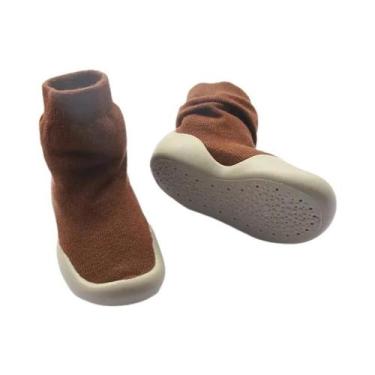 Imagem de Sapatos Para Bebês Meninos E Meninas Antiderrapantes Em Cores Sólidas 