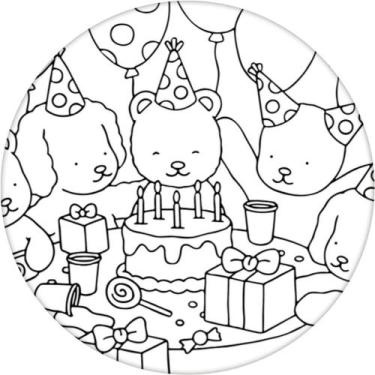 Imagem de Painel Redondo Tecido Sublimado Premium Bobbie Goods 1,5m Com Elástico