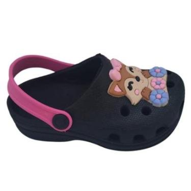 Imagem de Sandália Babuche Infantil Feminina Chinelo Criança Menina Raposa Flores Lançamento Presente-Feminino