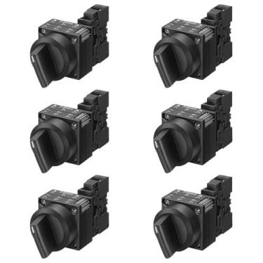 Imagem de 6 Comutadora Rotativa 2 Posições 1NA Painel 22mm Siemens