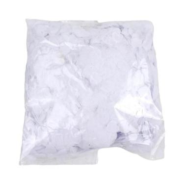 Imagem de Confete De Coração Branco Em Papel De Seda 10000pcs Biodegradável Para