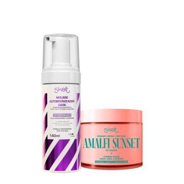Imagem de Kit Skelt Hidratante Corporal Amalfi Sunset e Mousse Autobronzeador (2