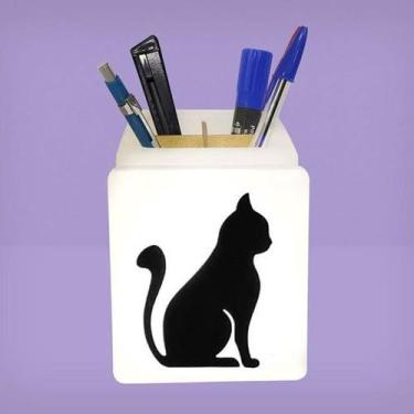 Imagem de Organizador de Mesa Iluminado Black Cat - Desembrulha