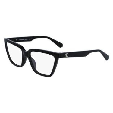 Imagem de Armação de Óculos Calvin Klein Jeans CKJ23648 001 - Preto 54-Feminino