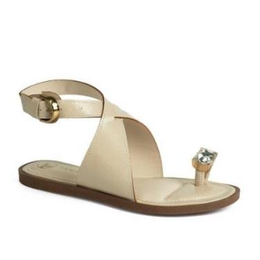 Imagem de Sandália Tanara Rasteira Feminina T9192-Feminino