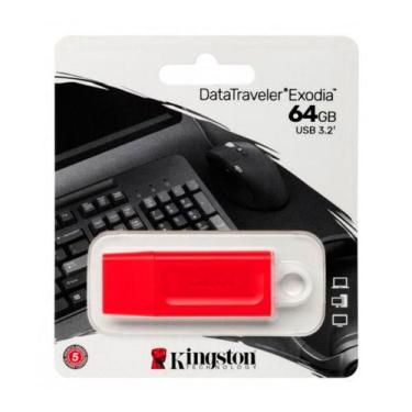 Imagem de Pen Drive 64GB Kingston KC-U2G64-7GR Exodia 3.2