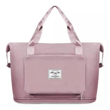 Imagem de Bolsa Mala De Mão Expansível Impermeável Viagem E Academia - Bolsa Dob