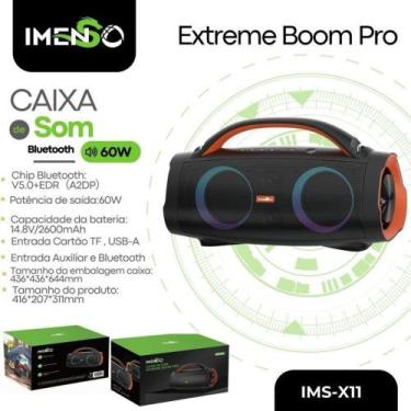 Imagem de Caixa de Som Bluetooth Imenso IMS-X11 60W