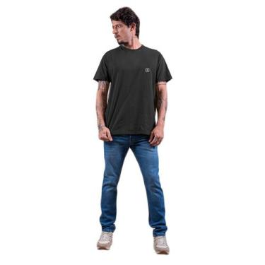 Imagem de Camiseta country T-shirt Masculina Lisa Classic TXC - Ref 36537, Preto