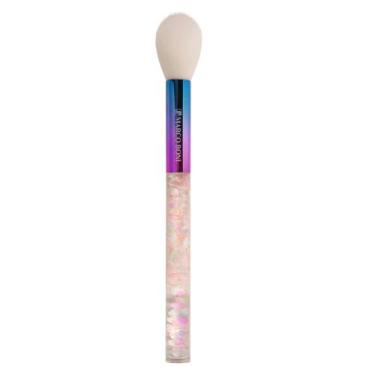 Imagem de Pincel de Maquiagem para pó e blush Linha Aqua - cabo transparente com
