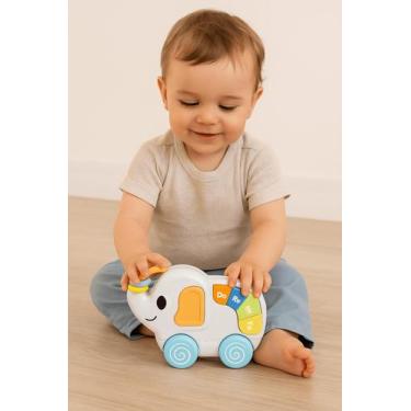 Imagem de Elefantinho Musical Buba Brinquedo Educativo Infantil