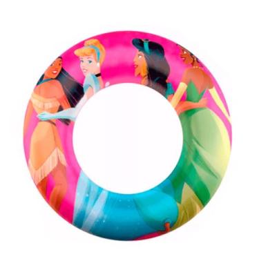 Imagem de Boia circular infantil inflável princesas 56cm DYIN-023 - Etitoys