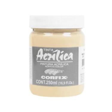 Imagem de Tinta Acrilica P/ Tela 250ml Corfix G1 076- Amarelo Pele