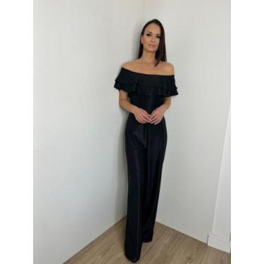 Imagem de Macacão stephy (preto) - ROSA BOUSQUET, Prata, G