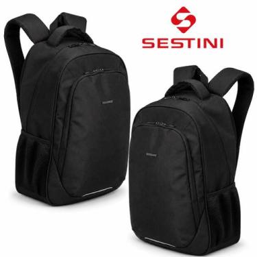 Imagem de Kit Duas Mochilas Sestini Com Porta Notebook 15,6 Polegadas Super Resi