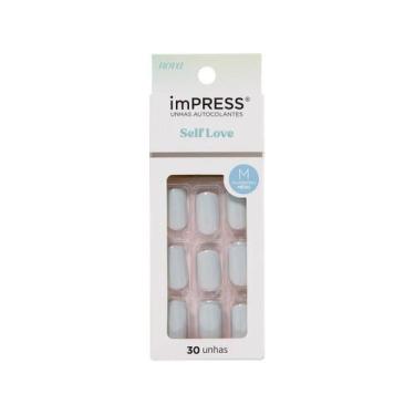 Imagem de Unhas Autocolantes Kiss Ny Impress Self LoveTbt Imc07b - KISS NEW YORK