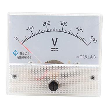 Imagem de shamjina Medidor de Tensão Do Painel Analógico DC 0-500V Voltímetro 85C1 2,5% de Erro, Instalação Incorporada, DC 0-500V