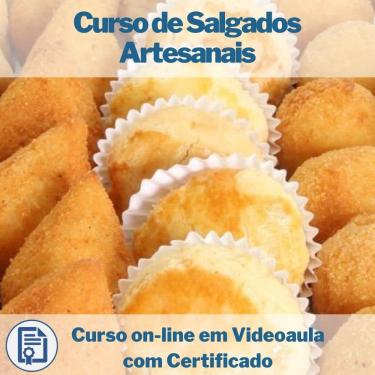 Imagem de Curso on-line em videoaula de Salgados Artesanais com Certificado