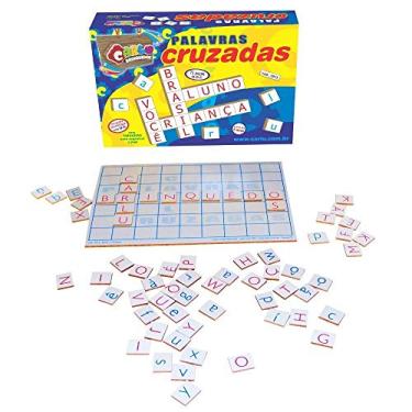 Imagem de Jogo Palavras Cruzadas em MDF com 73 Peças 3013 - Carlu