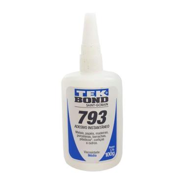Imagem de Cola Adesivo Instantânea 100g Tek Bond 793