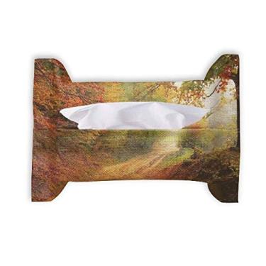 Imagem de Green Forestry Science Nature Scenery papel toalha facial saco de guardanapo