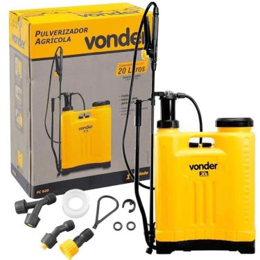 Imagem de Pulverizador Costal Manual 20 Litros Vonder Bomba Tanque 
