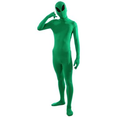 Imagem de VSVO Full Body Greenman Suit - Lime Green (Alien, X-Large)