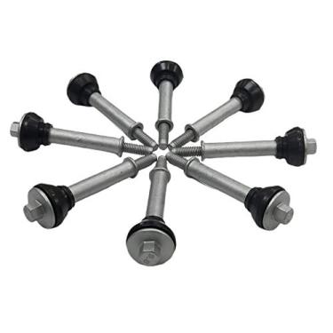 Imagem de Conjunto de parafusos de tampa de válvula LS OEM 8 peças com ilhós para vedação compatível com todos os motores GM Chevy 1997-2014 LS Series Engines LS1 LS3 LS2 LQ4 LQ9 LS6 L92 L99 L33 4.8L 5.3L 5.7L 6.0L 6.2L Vortec